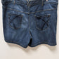 Lane Bryant Dark Wash Mid-Length Denim Shorts