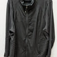 AVE Leisure Black Pleated Active Zippered Jacket