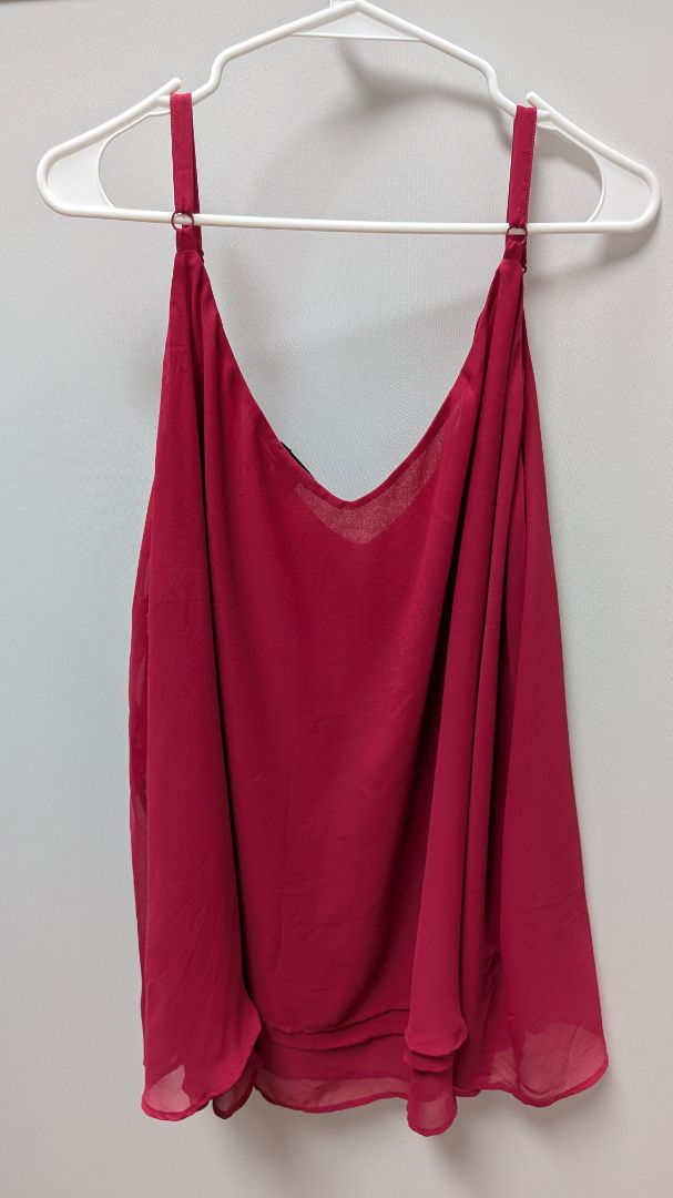 Torrid Red Sleeveless Shell Blouse