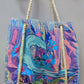 Disney Lilo & Stitch Iridescent Beach Tote Bag
