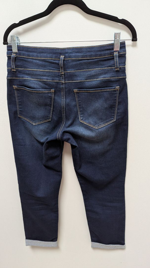 No Boundaries Dark Wash Mid-Rise Skinny Jeans