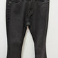 Red Bottoms Black Distressed Flared Jeans
