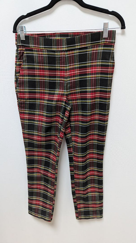 Jules & Leopold Black/Red Plaid Pull-On Pants