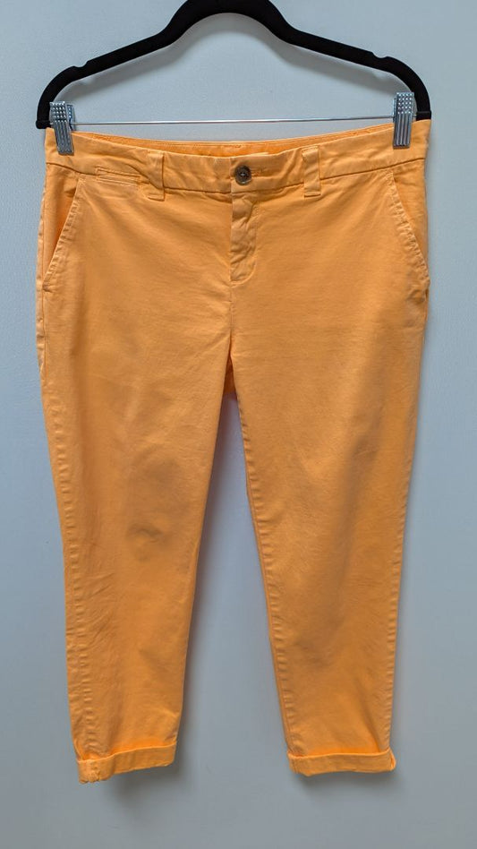 GAP Bright Orange Broken-In Straight Casual Pants