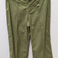 Baby Burton Green Wide-Leg Cotton Casual Pants