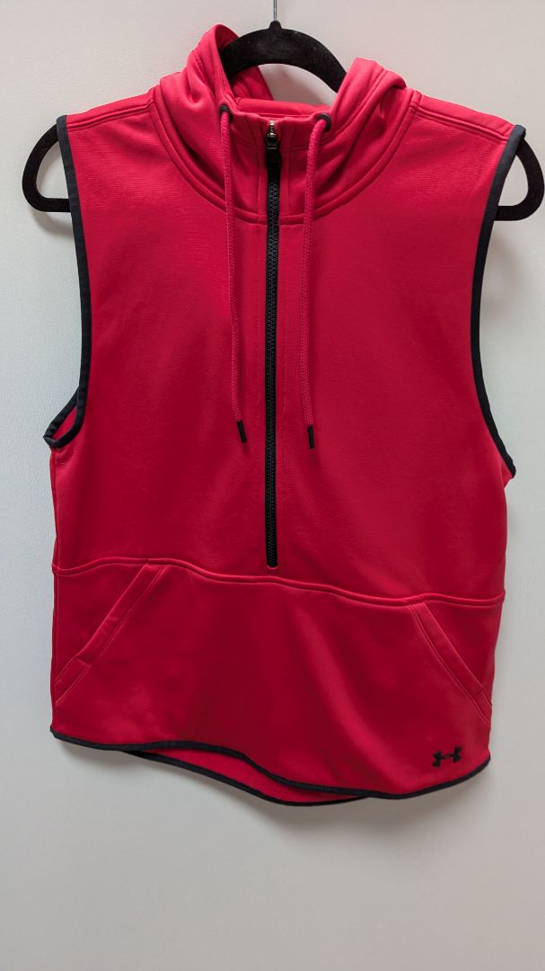 Under Armour Red Zippered Active Vest