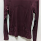 Lululemon Burgundy Hooded Pullover Sweatshirt