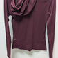 Lululemon Burgundy Hooded Pullover Sweatshirt