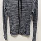 Lululemon Grey Striped Hooded Active Jacket