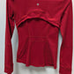 Lululemon Red Zippered Active Jacket