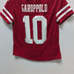 NFL Team Apparel Red "49ers" Garoppolo Jersey
