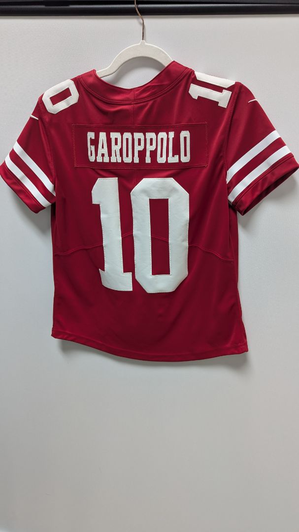 NFL Team Apparel Red "49ers" Garoppolo Jersey
