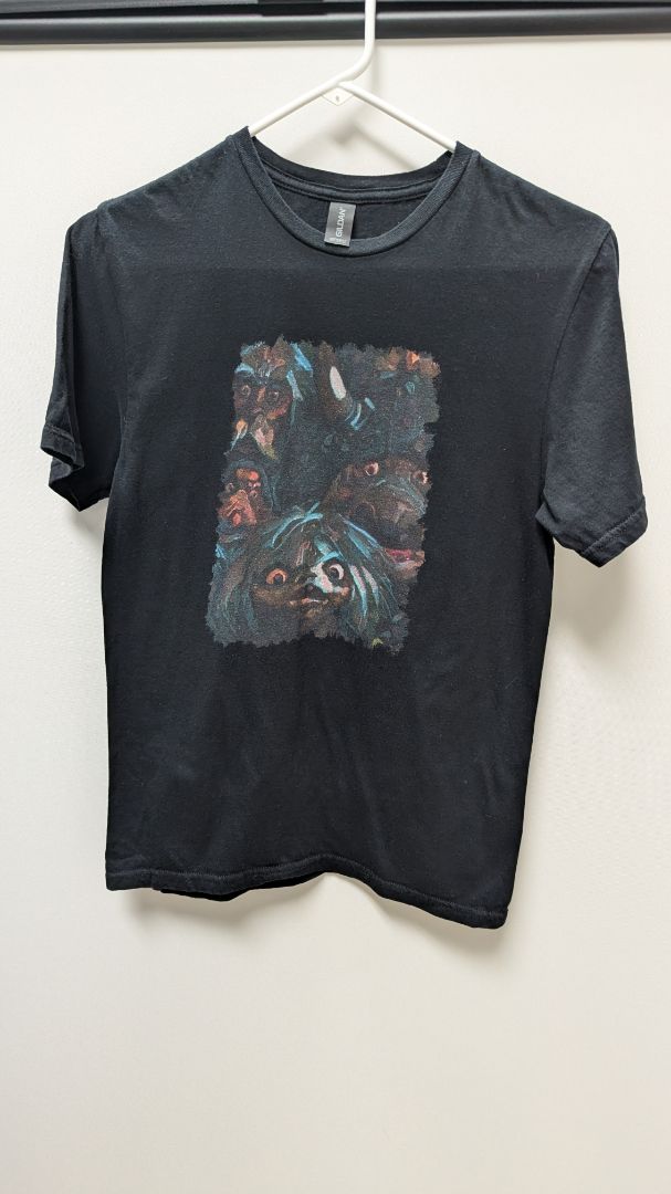 Gildan Black Labyrinth Graphic Tee