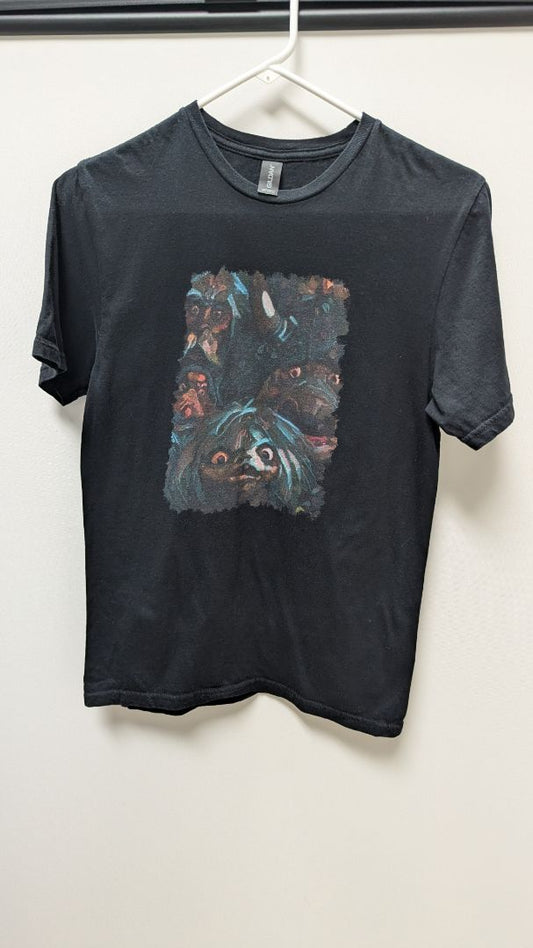 Gildan Black Labyrinth Graphic Tee