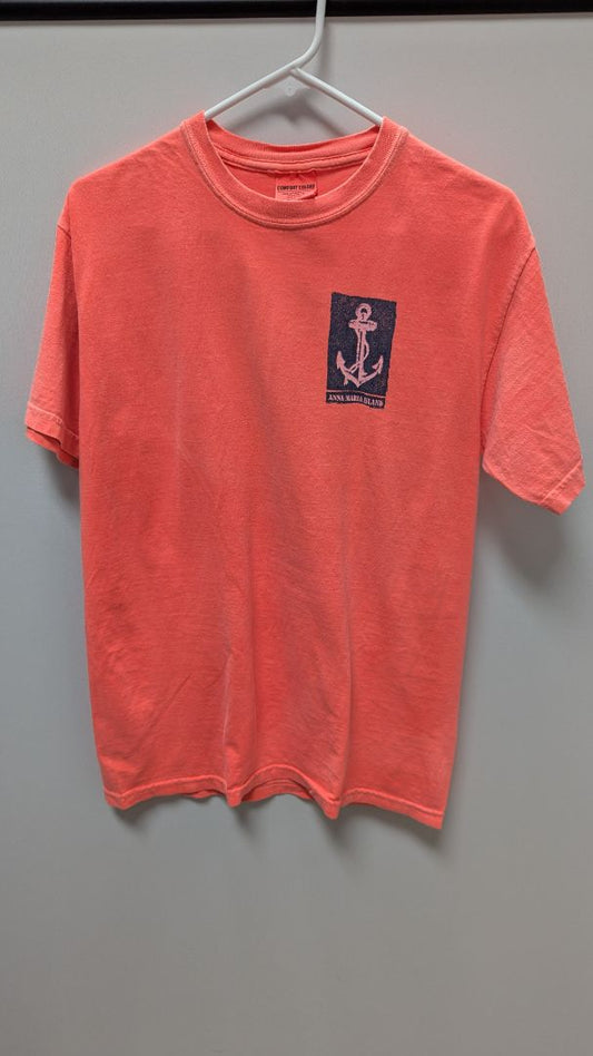 Comfort Colors Coral "Anna Marina Island" Vintage Tee