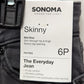 Sonoma Black Mid-Rise Everyday Skinny Jeans