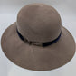 Eugenia Kim Camel Brown Wool Felt Wide-Brim Hat