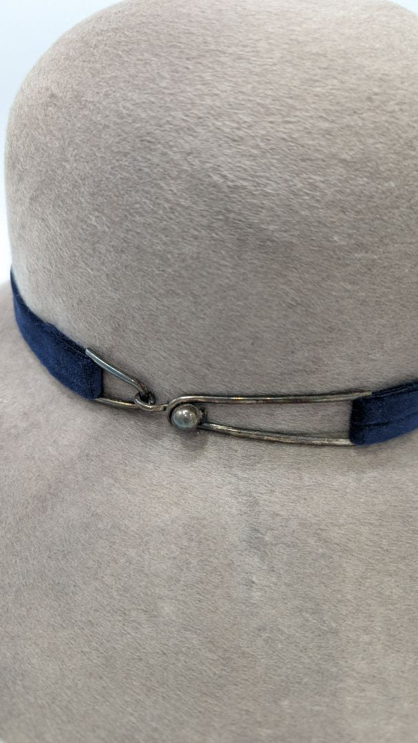 Eugenia Kim Camel Brown Wool Felt Wide-Brim Hat