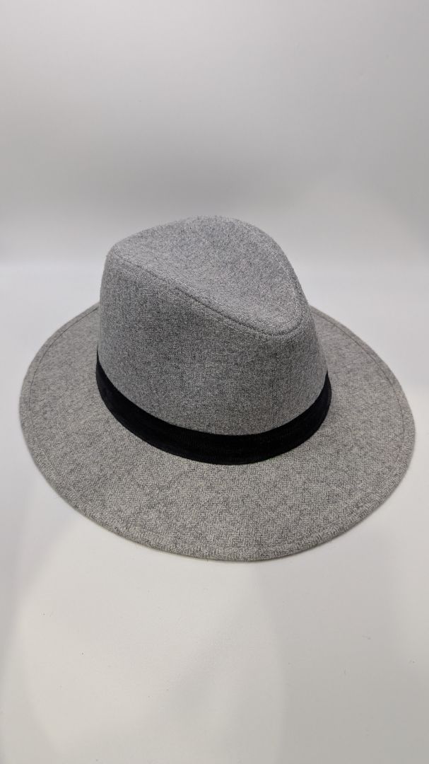 Vince Camuto Grey Woven Wool Hat