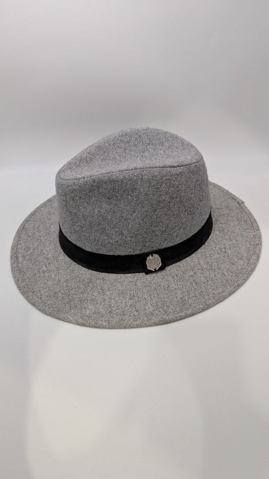 Vince Camuto Grey Woven Wool Hat