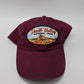 BIG Burgundy "Death Valley" Baseball Cap