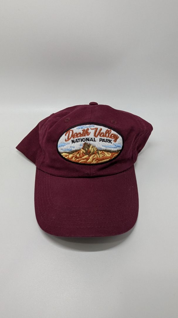 BIG Burgundy "Death Valley" Baseball Cap