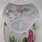 Crown White/Pink Floral "Kali Kiano" Baseball Cap