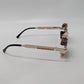 Gold-Tone Metal Retro Sunglasses