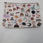 Taylor Swift White Graphic Canvas Zippered Pouch