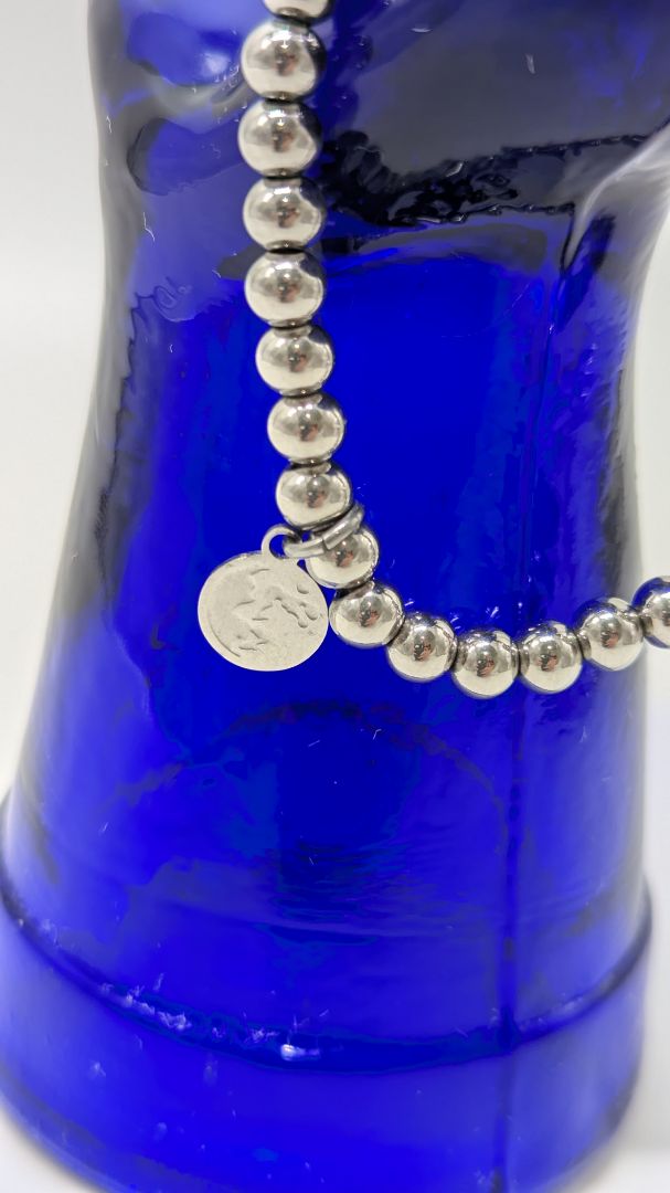 Zenith Silver Moonglow Beaded Bracelet