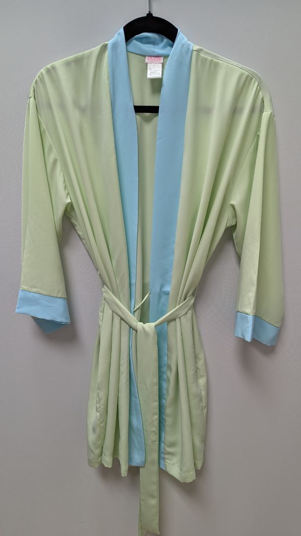 CRUZ Light Green/Light Blue Sleepwear Robe