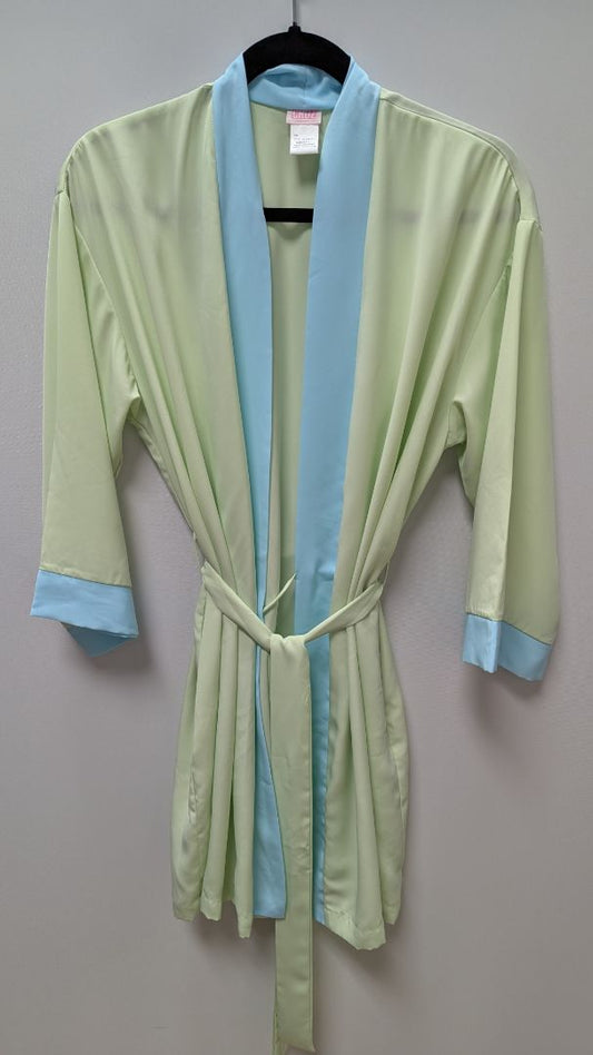 CRUZ Light Green/Light Blue Sleepwear Robe