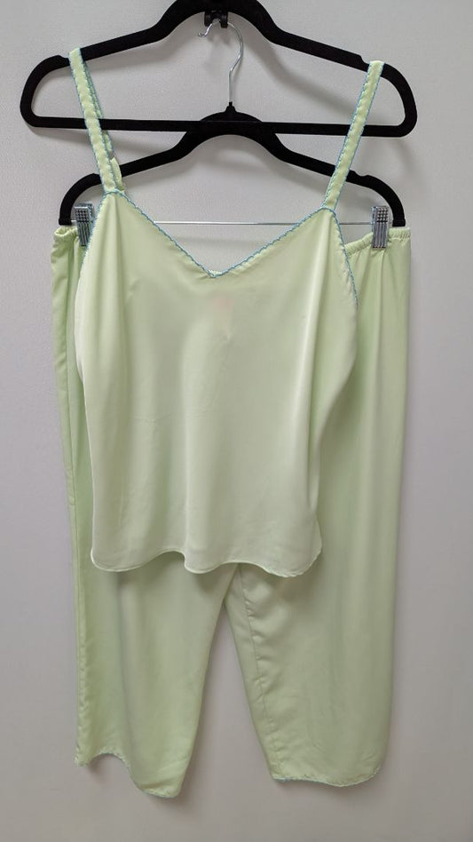 CRUZ Light Green Tank & Pants Sleepwear Set