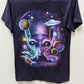 Gildan Navy Alien Short-Sleeve Graphic Tee