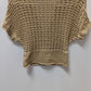 H&M Brown Crochet Cropped Cardigan