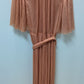 Vanity Fair Peach Pleated Vintage Boudoir Robe