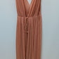 Vanity Fair Peach Pleated Vintage Boudoir Dress