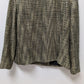 JM Collection Black/Tan Woven 3-Button Blazer Jacket