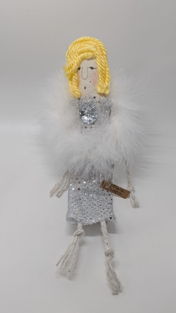 Handmade Glamorous Mara Lynn Modern Primitive Doll