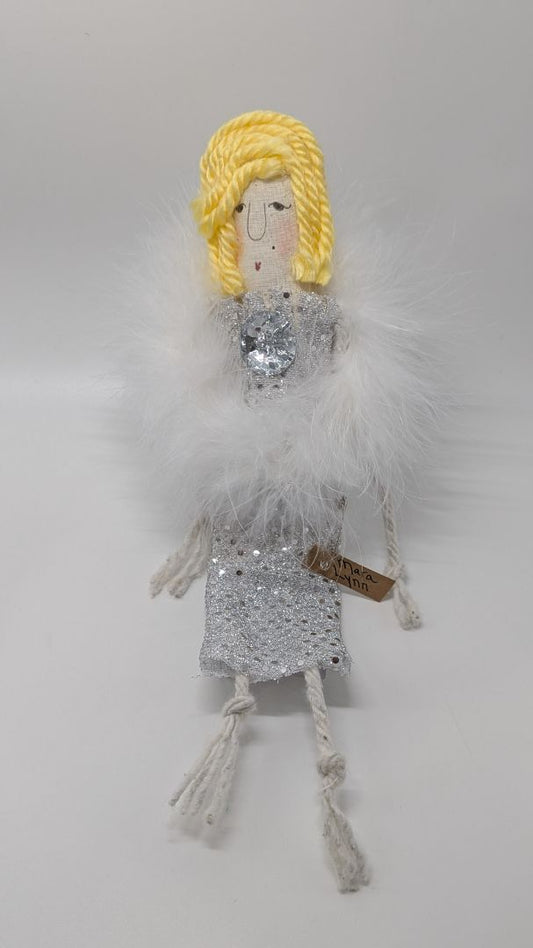 Handmade Glamorous Mara Lynn Modern Primitive Doll