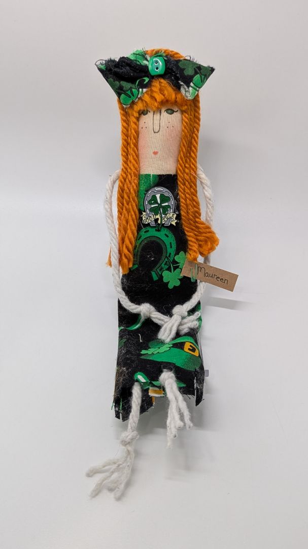Handmade Lucky Maureen Modern Primitive Doll