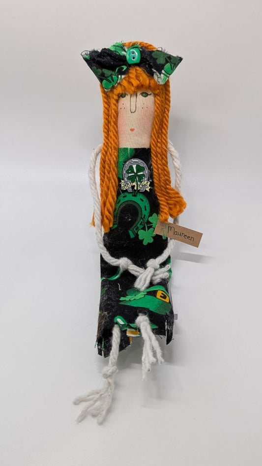 Handmade Lucky Maureen Modern Primitive Doll