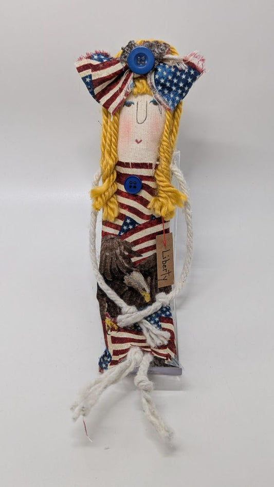 Handmade Liberty Americana Modern Primitive Doll