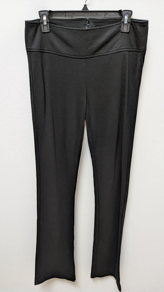Cabi Black Flared Leg Faux-Pocket Trouser Pants