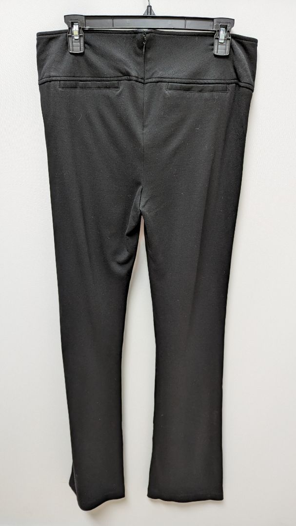 Cabi Black Flared Leg Faux-Pocket Trouser Pants