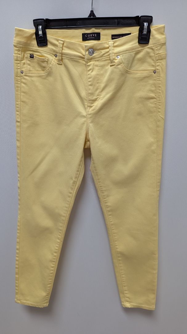 Curve Appeal Yellow Minimalist Jeggings