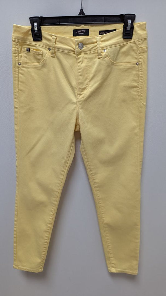 Curve Appeal Yellow Minimalist Jeggings