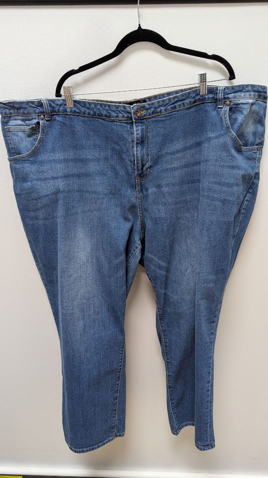 ellos Medium Wash 5-Pocket Straight Jeans