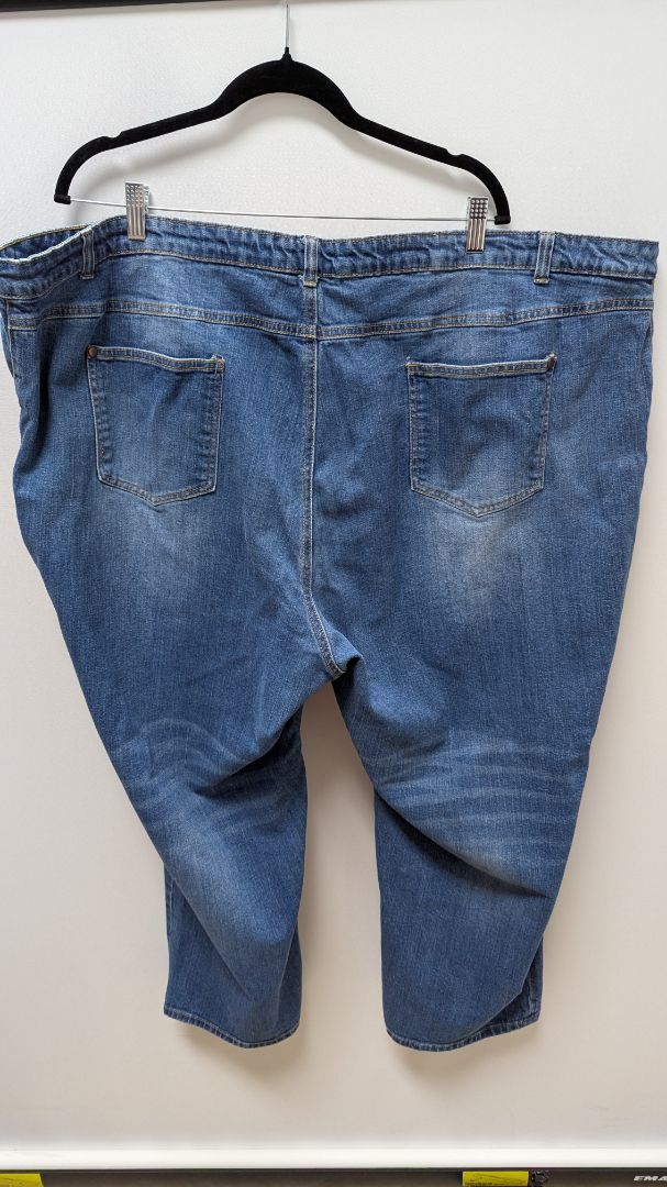 ellos Medium Wash 5-Pocket Straight Jeans