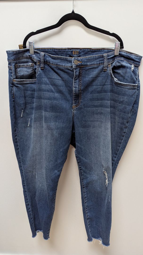 Kut from the Kloth Dark Wash Ankle Skinny Jeans
